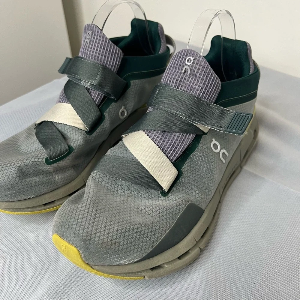 On Cloud Women’s Size 11 Tennis Shoes Cloud Nova Wrap Grey Lavender Sneaker Gym - Picture 2 of 11